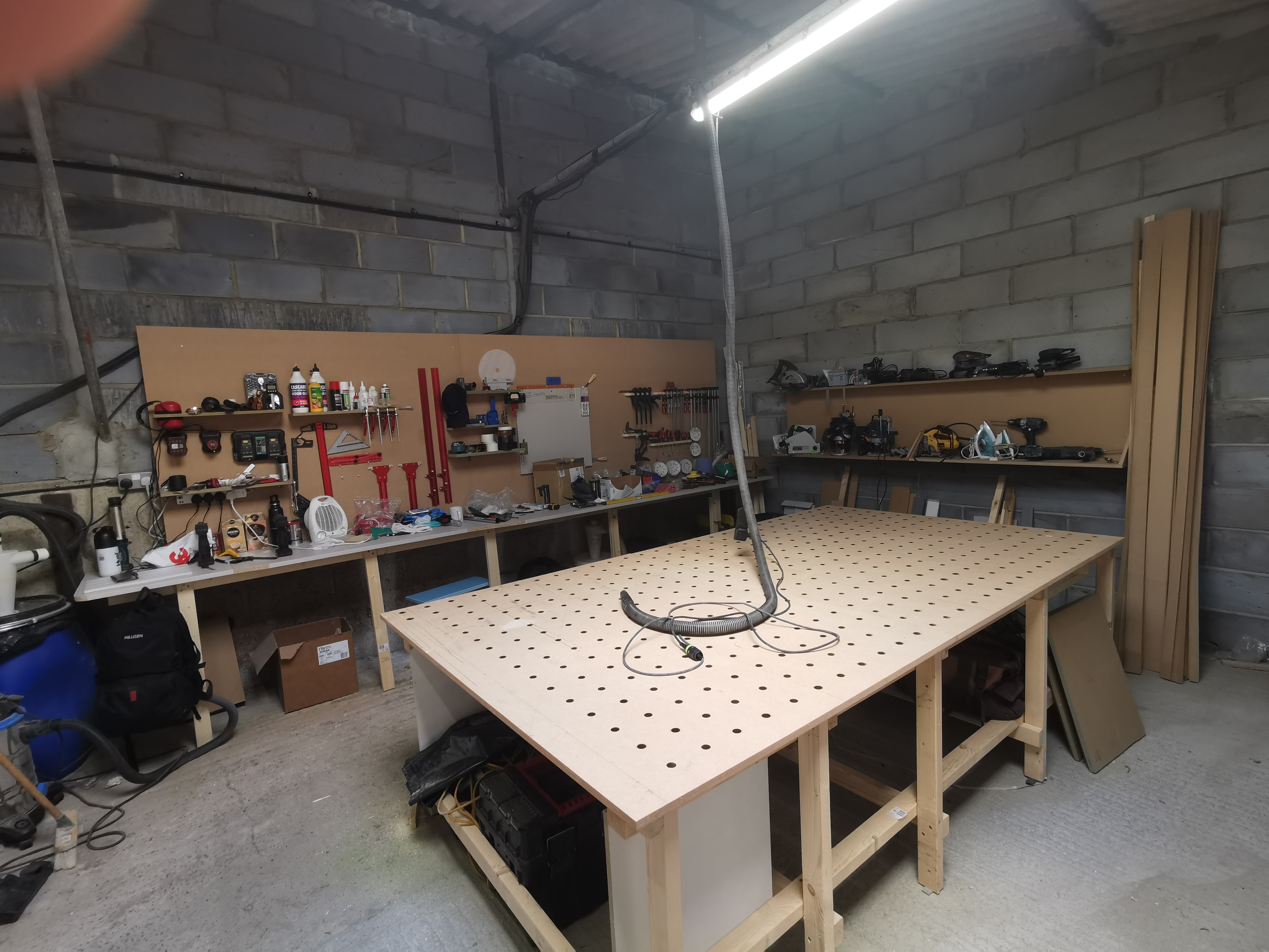Craftsman working in the Somerset joinery workshop